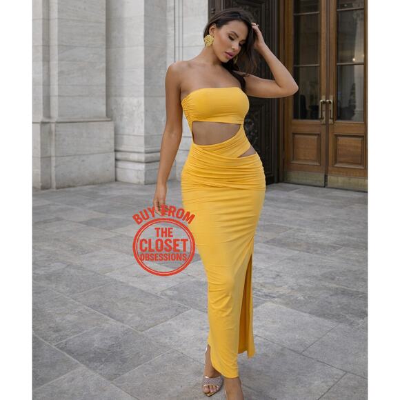 ZARA BLOGGER FAVE!!! Strapless Fitted Maxi Dress NWT LAST ONE - Picture 5 of 16